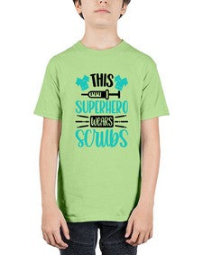 This Superhero Wears Style Style 1566# - nurse - Youth Tee Unisex