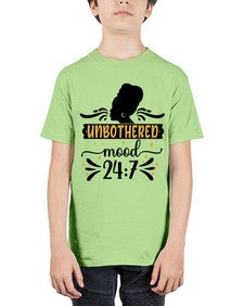 Unbothered mood Style 2# - black girls or women - Youth Tee Unisex