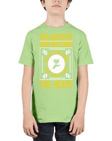 Volunteers do not necessarily have the time they just have the heart Style 13# - volunteer - Youth Tee Unisex