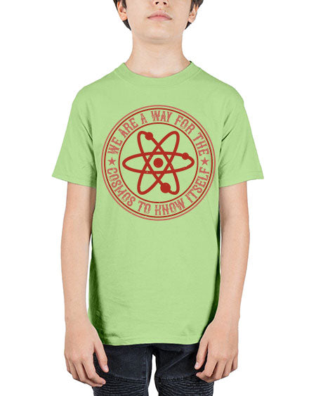 We are a way for the cosmos to know itself 300# - general science - Youth Tee Unisex