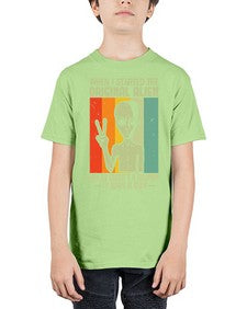When I started the original alien 45# - ufo - Youth Tee Unisex