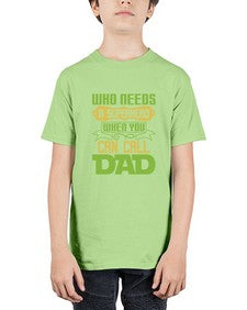Who needs 266# - cartoon super hero - Youth Tee Unisex