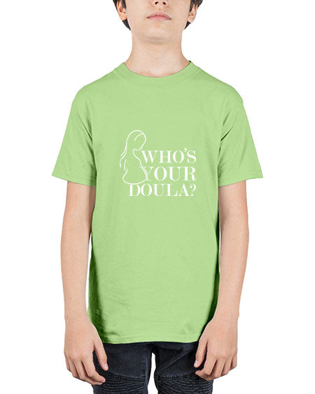 Whosyourdoulagiftfordoulamidwifetshirt1639# - doubla - Youth Tee Unisex