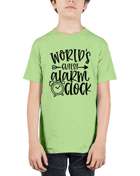 Worlds Cutest Alarm Clock Style 473# - baby - Youth Tee Unisex