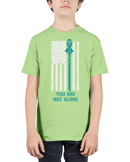You Are Not Alone PTSD 1# - PTSD - Youth Tee Unisex