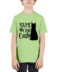 You Me The Cat Style 110# - cats - Youth Tee Unisex