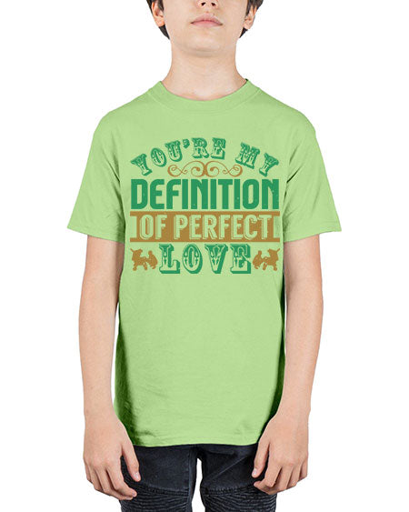 You are my definition of perfect love Style 242# - baby - Youth Tee Unisex
