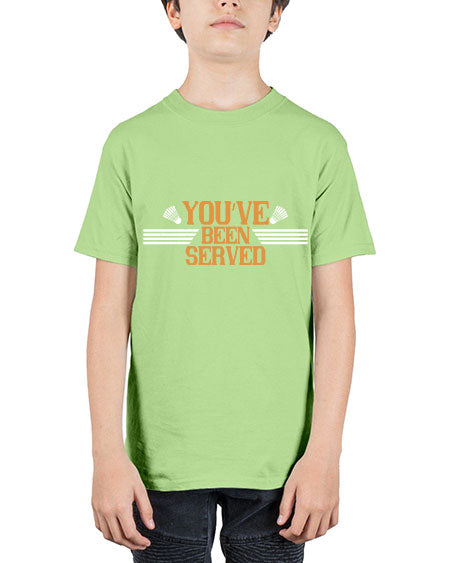 You’ve been served 1714# - badminton - Youth Tee Unisex