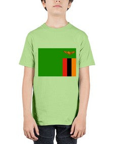 Zambia 2160# - world flags - Youth Tee Unisex