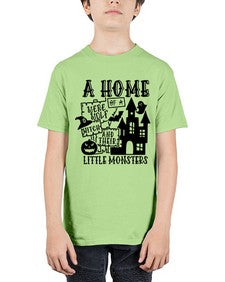 a home of a were wolf witch and their little monsters 53# - witch - Youth Tee Unisex