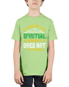 a man of my spiritual intensity does not eat corpsess 7# - vegan - Youth Tee Unisex