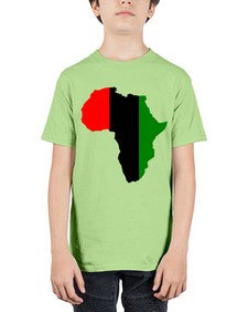africamap 275# - black words and phrases - Youth Tee Unisex