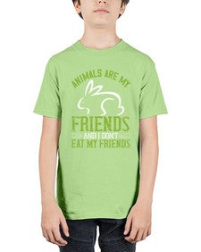 animals are my friends and i dont eat my friendss 560# - vegan - Youth Tee Unisex