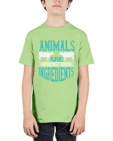 animals are not ingredients 562# - vegan - Youth Tee Unisex
