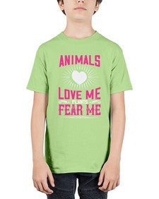 animals love me 27# - vegan - Youth Tee Unisex