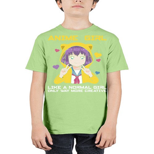 anime girl like a normal girl209# - anime - Youth Tee Unisex