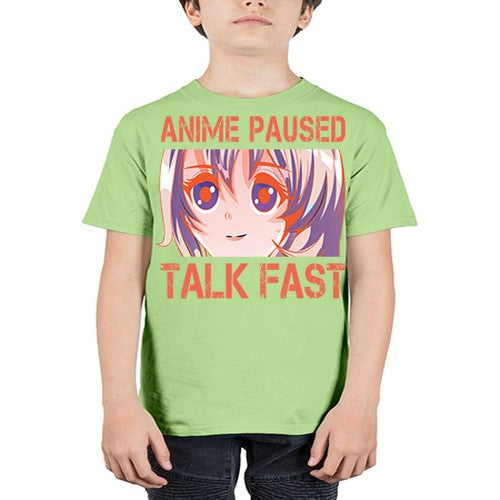 anime paused talk fast211# - anime - Youth Tee Unisex