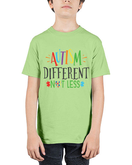 autism different not less Style 5# - autism - Youth Tee Unisex