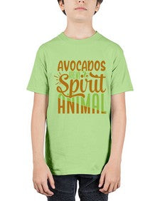 avocados are my spirit animal 32# - Avocado - Youth Tee Unisex