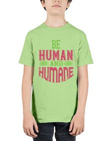 be human and humane 628# - vegan - Youth Tee Unisex