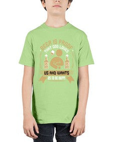 beer is proof that god loves us and wants us to be happy 49# - drinking - Youth Tee Unisex