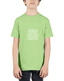 being an nurse is easy its like 611# - nurse - Youth Tee Unisex