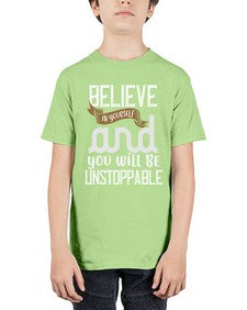 believe in yourself and you will be unstoppable 55# - cooking - Youth Tee Unisex