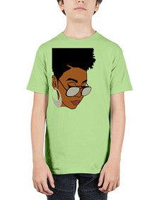 black afro 44# - black girls or women - Youth Tee Unisex