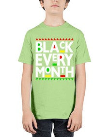 black every month 248# - black words and phrases - Youth Tee Unisex