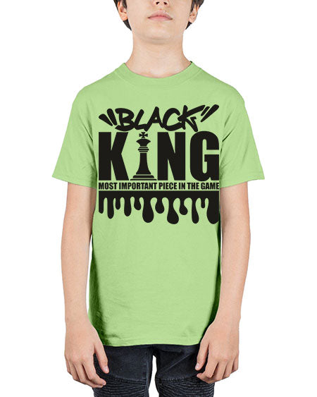 black king 214# - black words and phrases - Youth Tee Unisex