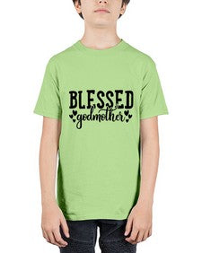 blessed godmother 103# - god parent - Youth Tee Unisex