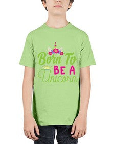 born to be a unicorn 63# - unicorn - Youth Tee Unisex