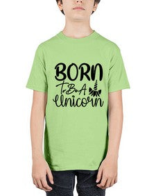 born to be a unicorn 66# - unicorn - Youth Tee Unisex