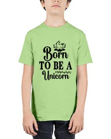 born to be a unicorn 67# - unicorn - Youth Tee Unisex