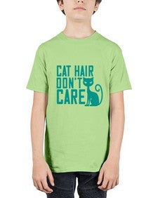 cat hair dont care Style 30# - cats - Youth Tee Unisex