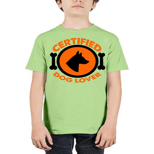 certified dog lover - dogs - Youth Tee Unisex