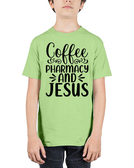 coffee pharmacy and jesus 661# - pharmacist - Youth Tee Unisex