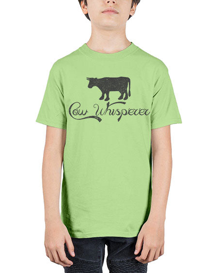 cow whisper - cow - Youth Tee Unisex