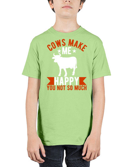 cows make me happy you not so much Style 5# - cow - Youth Tee Unisex