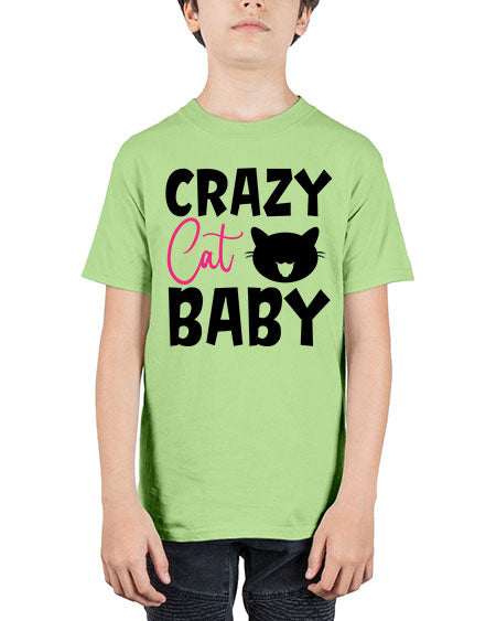 crazy cat baby Style 66# - baby - Youth Tee Unisex