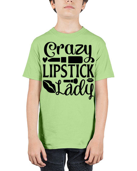 crazy lipstick lady 6# - beauty - fashion - Youth Tee Unisex