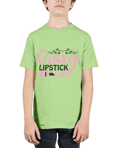 crazy lipstick lady Style 159# - beauty - fashion - Youth Tee Unisex