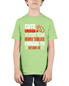 cute enough to stop your Style 689# - nurse - Youth Tee Unisex