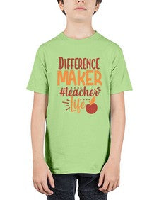 difference maker teacher life 710# - teacher - Youth Tee Unisex