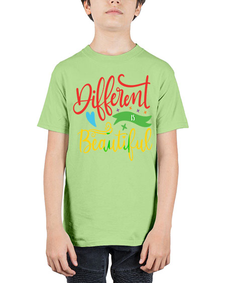 different is beautiful Style 11# - autism - Youth Tee Unisex