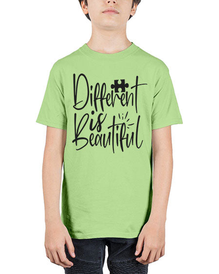 different is beautiful Style 12# - autism - Youth Tee Unisex