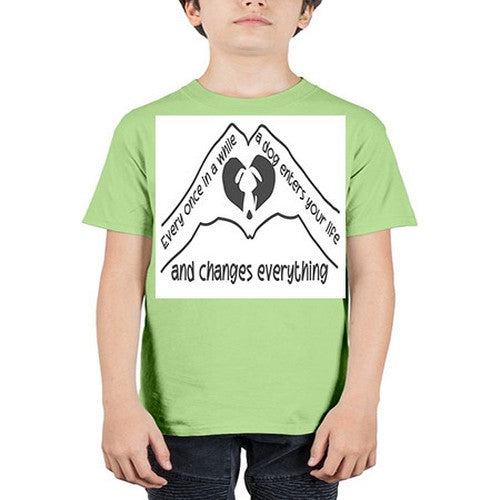 dog changes everything 75# - dogs - Youth Tee Unisex
