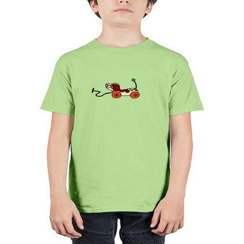 doggie pull toy 122# - dogs - Youth Tee Unisex