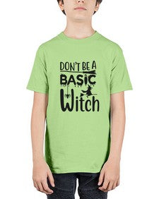 don’t be a basic witch 42# - witch - Youth Tee Unisex