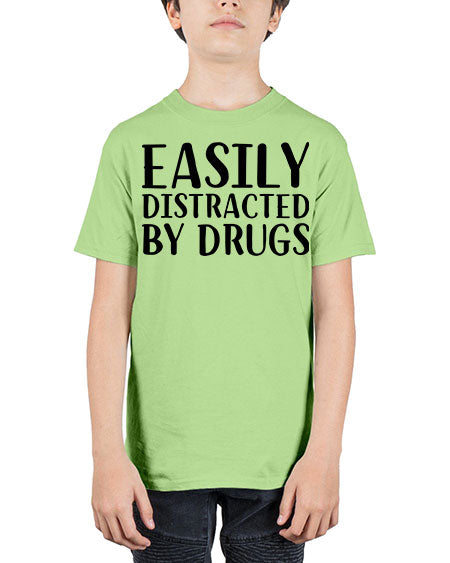 easily distracted by drugs 734# - pharmacist - Youth Tee Unisex
